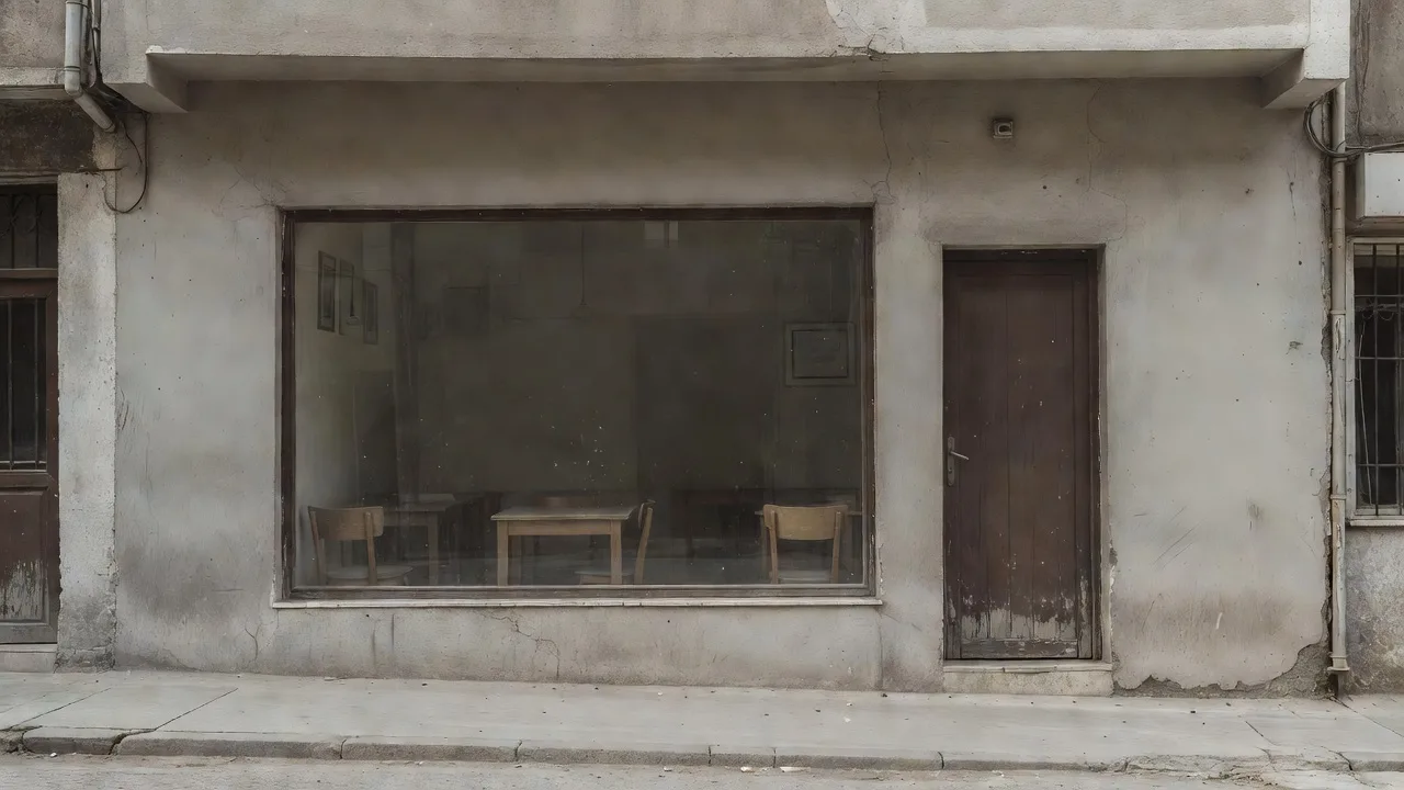 Montaj öncesi: tabelasız sade cephe